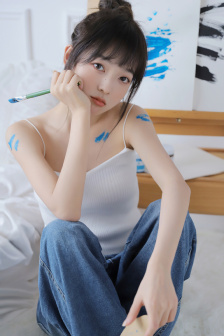 把腿开一点就不疼了